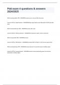 Pdd exam 4 questions & answers 2024&sol;2025