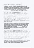 exam -1 business chapter 10  with 100&percnt; correct answers