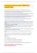 Strategic Implementation MNG3702 Update 2024