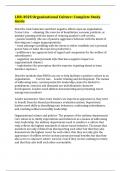 LDR-302S Organizational Culture&colon; Complete Study Guide