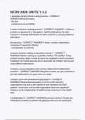 NFDN 2008 UNITS 1-3&period;2 QUESTIONS AND ANSWERS GRADED A&plus; 2024