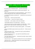 field craft 1 Exam&sol;89 Accurate questions and answers
