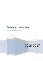 Summary for European Union law