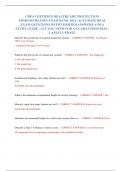 CHPA CERTIFIED HEALTHCARE PROTECTION  ADMINISTRATION EXAM BANK 2024 &vert; ACCURATE REAL  EXAM QUESTIONS WITH VERIFIED ANSWERS AND A  STUDY GUIDE &vert; ALL YOU NEED FOR A GUARANTEED PASS &vert;  LATEST UPDATE