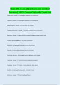 Nurs 451 Exam &vert; Questions and Verified Answers&vert; 100&percnt; Correct&sol; Already Grade A&plus;