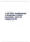 LAH3701 Assignment 1 Semester 2 2024 &lpar;545258&rpar; - DUE 23 August 2024