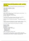 USCBP Exam &num;6