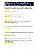 Scribe America Final Exam Review Questions and Answers &lpar;Courses 1-5&rpar;   