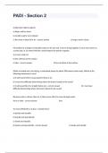 PADI - Section 2 Exam Questions And Answers Already Graded A&plus;&period;
