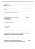 padi intro Practice Questions Guide With Complete Answers&period;