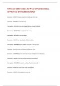 TYPES OF SENTENCES NEWEST UPDATE 2024 WELL APPROVED BY PROFFESSIONALS 