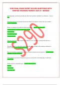 S290 FINAL EXAM EXPERT SOLVED QUESTIONS WITH  VERIFIED ANSWERS NEWEST 2024 A&plus; GRADED