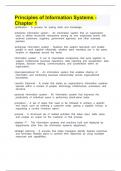 Principles of Information Systems - Chapter 1