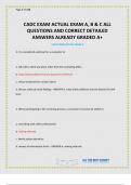 CADC EXAM ACTUAL EXAM A&comma; B & C ALL QUESTIONS AND CORRECT DETAILED ANSWERS ALREADY GRADED A&plus;&period;
