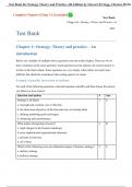 Test Bank for Strategy Theory and Practice&comma; 4th Edition by Stewart R Clegg