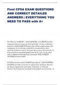 Final CPSA EXAM QUESTIONS AND CORRECT DETAILED ANSWERS &vert; EVERYTHING YOU NEED TO PASS with A&plus;