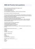 HESI A2 Practice test Exam questions With Completed & Verified Solutions&period;