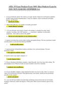 APEA 3P Exam Predictor Exam 100&percnt; &lpar;Best Predictor Exam &rpar; A&plus; 