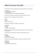HESI A2 Practice Test 2024&sol;2025 Questions With Completed & Verified Solutions&period;