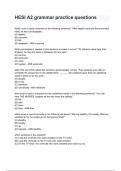 HESI A2 grammar practice Exam 2024&sol;2025 questions with verified & completed solutions&period;