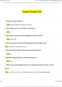 Guam Permit Test Updated Questions and Answers &lpar;2024&sol;2025&rpar; &lpar;Verified Answers&rpar;