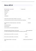 Maine MPJE Comprehensive Test Prep And Answers Actual Questions And Correct Detailed Answers&period;
