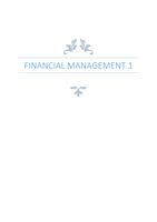 Financial management 1 summary 