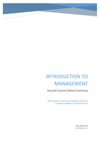 Introduction to management second custom edition ch. 1-12