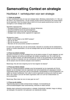 Complete samenvatting Communicatiestrategie - Wil Michels