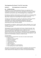 Samenvatting Marketingplanning H1 t&sol;m H3&comma; Rien Hummel 4e druk