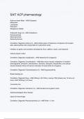 SAIT ACP pharmacology Exam &lpar;elaborations&rpar; Questions & answers &vert; latest update version 2024 &vert; Verified 100&percnt; Correct Explations &vert; Already Passed Graded A&plus;&vert; Actual Complete Solution -  DISTINCTION GUARANTEED 