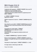 RM II Chapter 30 & 33 Exam &lpar;elaborations&rpar; Questions & answers &vert; latest update version 2024 &vert; Verified 100&percnt; Correct Explations &vert; Already Passed Graded A&plus;&vert; Actual Complete Solution -  DISTINCTION GUARANTEED 