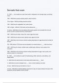 Servsafe final   Exam &lpar;elaborations&rpar; Questions & answers &vert; latest update version 2024 &vert; Verified 100&percnt; Correct Explations &vert; Already Passed Graded A&plus;&vert; Actual Complete Solution -  DISTINCTION GUARANTEED 