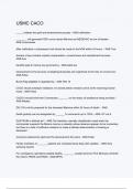 USMC CACO Exam &lpar;elaborations&rpar; Questions & answers &vert; latest update version 2024 &vert; Verified 100&percnt; Correct Explations &vert; Already Passed Graded A&plus;&vert; Actual Complete Solution -  DISTINCTION GUARANTEED 
