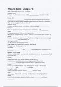 Wound Care- Chapter 6 Exam &lpar;elaborations&rpar; Questions & answers &vert; latest update version 2024 &vert; Verified 100&percnt; Correct Explations &vert; Already Passed Graded A&plus;&vert; Actual Complete Solution -  DISTINCTION GUARANTEED 