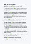 WA Life and disability Correct Questions & Answers&lpar;GRADED A&plus;&rpar; Examination