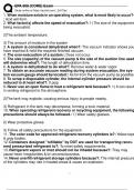 EPA SECTION 608 CORE ACTUAL 2024 &sol; NEWEST WITH WELL SORTED QUESTIONS AND ANSWERS &sol;GRADED A&plus;&sol;BEST FOR THAT GOOD GRADE