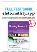 Test Bank for Essentials of Nursing Research&comma; 10th Edition &lpar;Polit&comma; 2022&rpar;&comma; Chapter 1-18 &vert; All Chapter