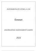 &lpar;Intermediate HTML & CSS&rpar; Emmet Knowledge Assessment Guide 2024&period;