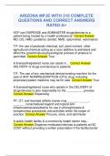 ARIZONA MPJE WITH 310 COMPLETE  QUESTIONS AND CORRECT ANSWERS  RATED A&plus;