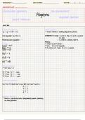 All my Edexcel A level pure maths summary notes