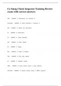 Ca Smog Check Inspector Training Review exam with correct answers&period;