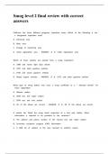 Smog level 2 final review with correct answers&period;