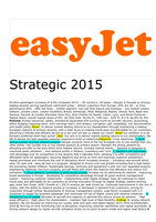 Notes strategic based on easyjet   