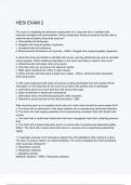 HESI EXAM 2 &lpar; Questions & answers &rpar;of the latest Updated actual exams