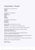 Pathophysiology - Paramedic &lpar; Questions & answers &rpar;of the latest Updated actual exams