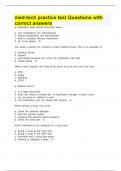 med-tech practice test