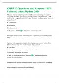 CMPP ID Questions and Answers 100&percnt; Correct &vert; Latest Update 2024