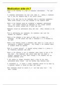 Medication aide ch 7