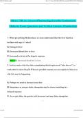 NR565&sol; NR 565 Advanced Pharmacology Care of the Fundamentals  Midterm Exam&colon; Questions and Verified Answers Chamberlain